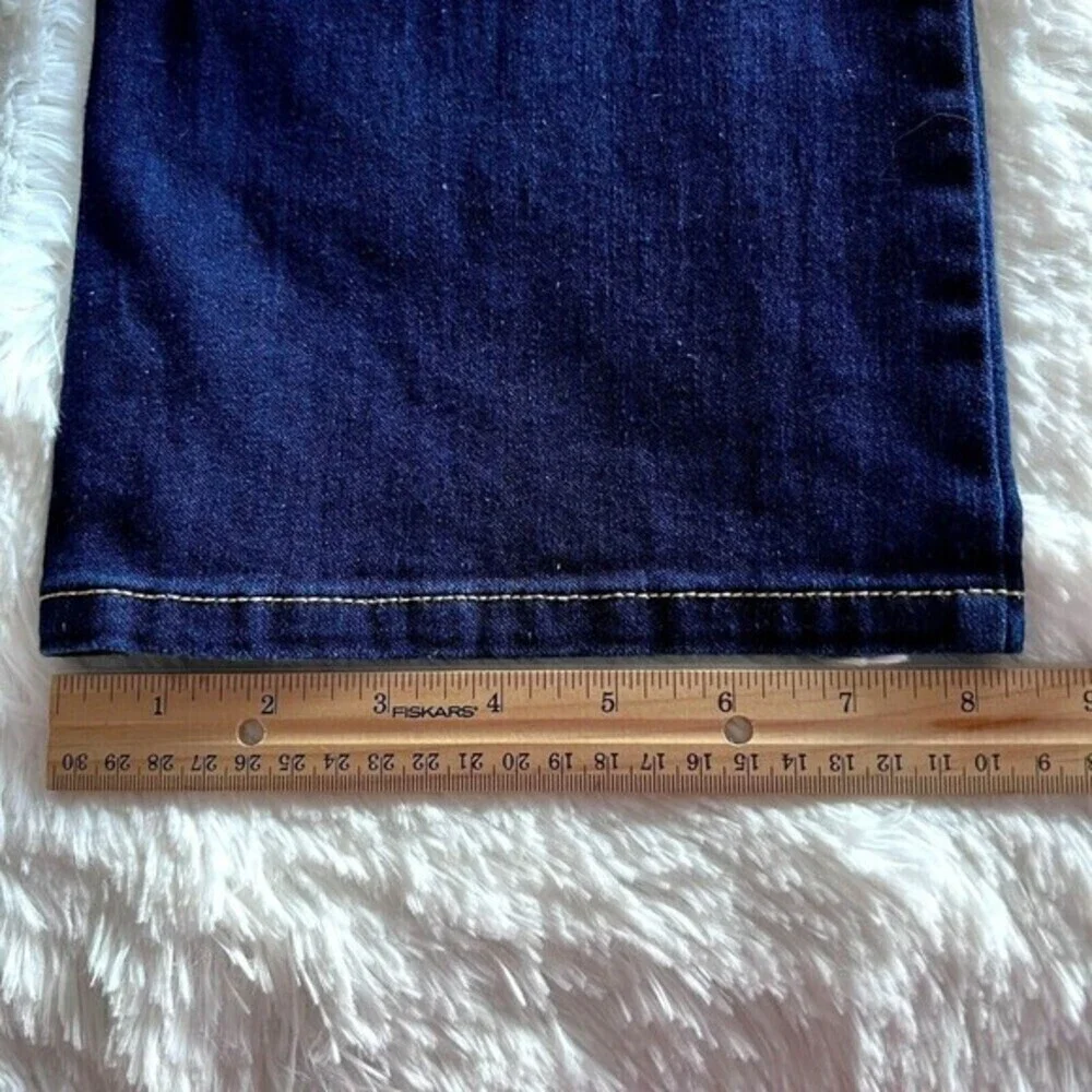 Michael‎ Kors High Waist Basics Straight Jeans Women's Size 2 Overdyed Indigo